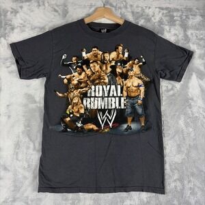 2009 WWE Royal Rumble Portrait Logo John Cena Undertaker Triple H Size Small